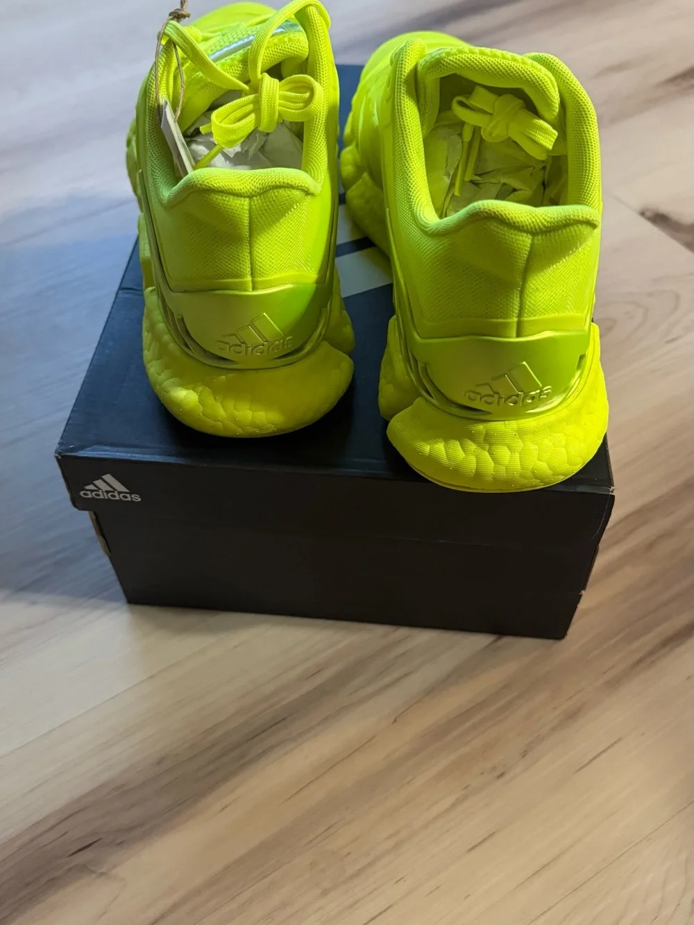 adidas Climacool Vento Neon Yellow Running Sneakers